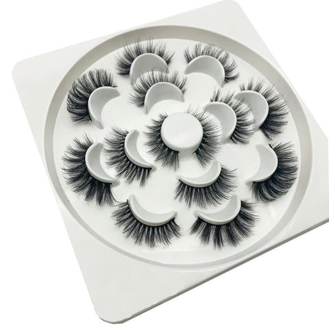 7 Pairs Faux Mink Lashes - MIX 7 Pairs Faux Mink Lashes - MIX