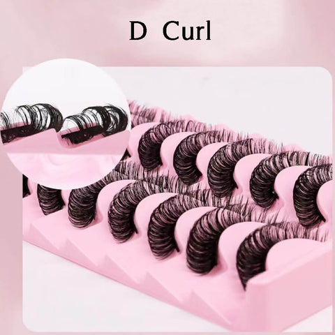 10 Pairs of DD Curl Lashes