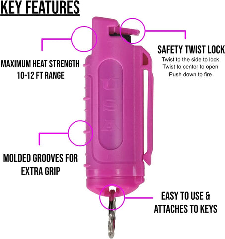Bulk Pepper Spray Keychain Self Defense