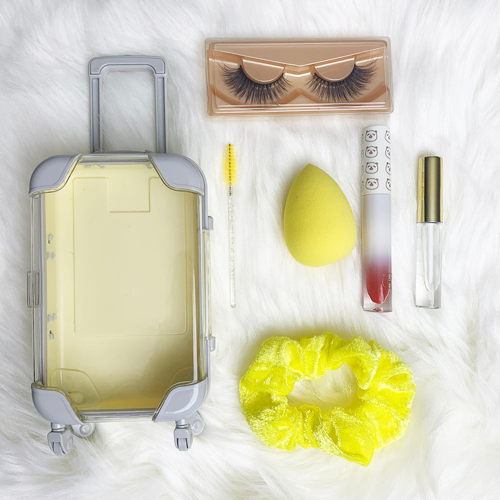 Lashes Mini Suitcase With eyeliner glue
