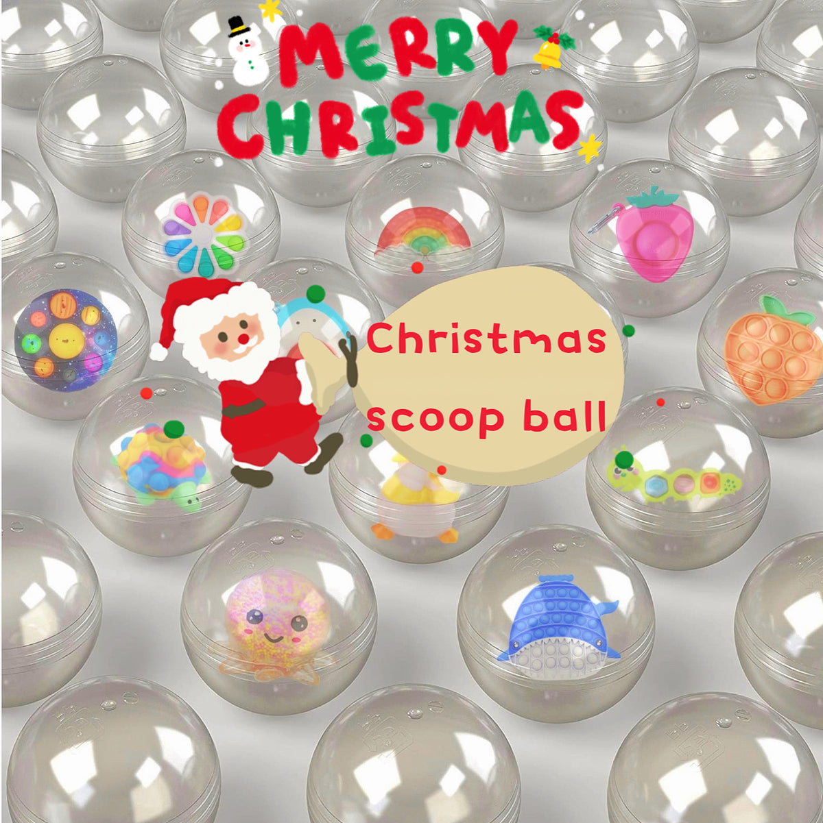 Limited Edition Christmas Lucky Scoop Ball