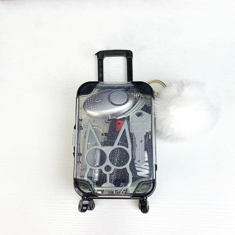Mini Suitcase Self Defense Key Chain Set