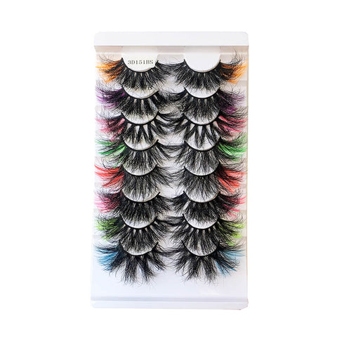 8 Pairs of Color Lashes