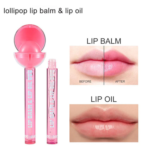 Lollipop dual-purpose color changing lipstick